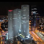 Azrieli vue du  Midtown. עזריאלי ממידטאון